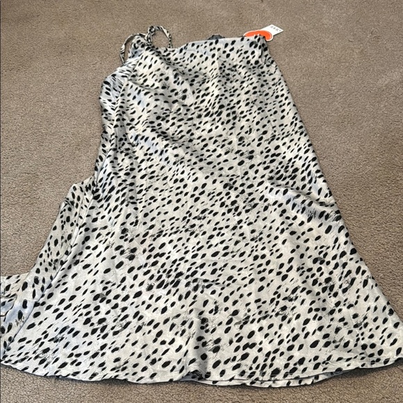 Cider Black and Silver Animal Print Skirt - Picture 6 of 6